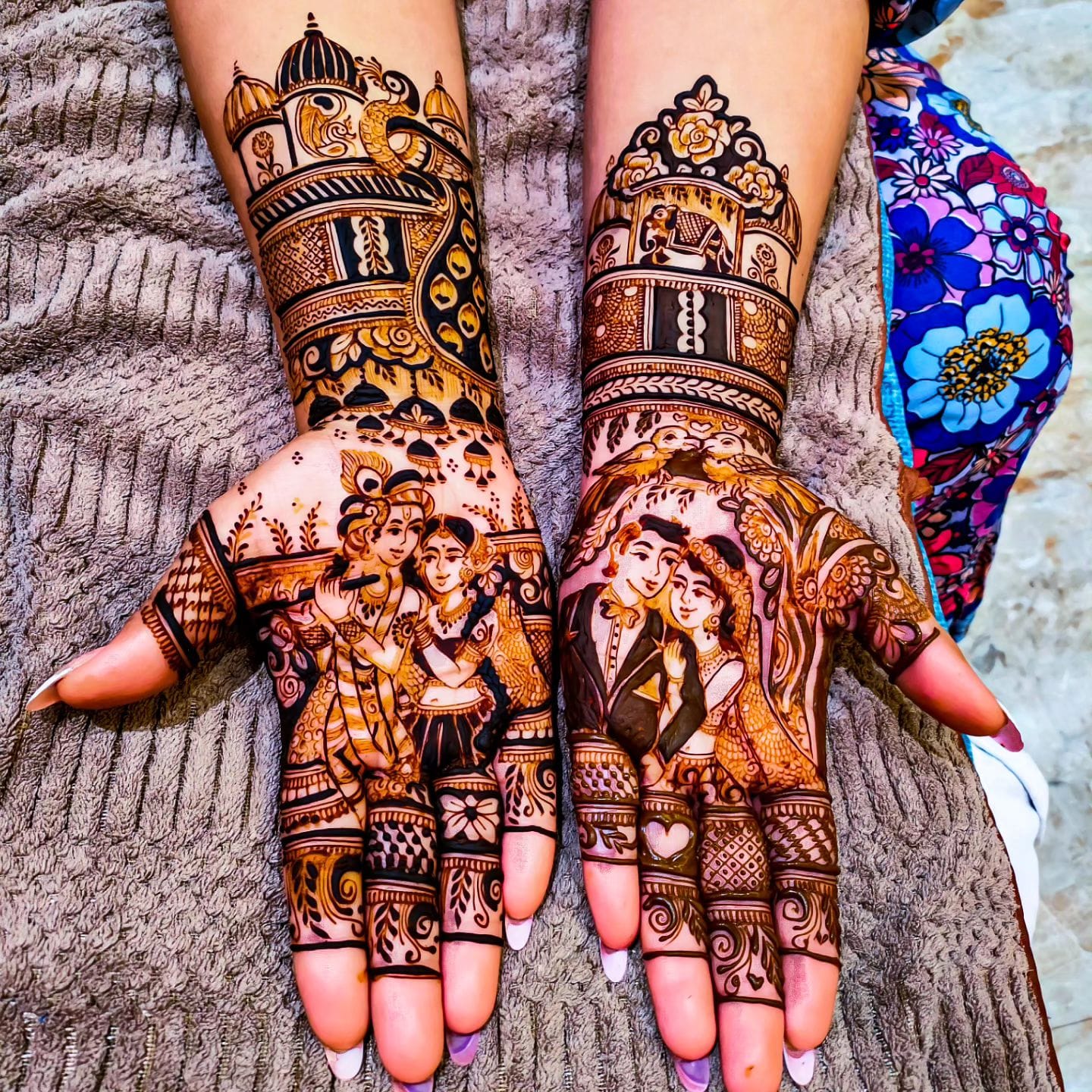 Engagement Mehndi Designs