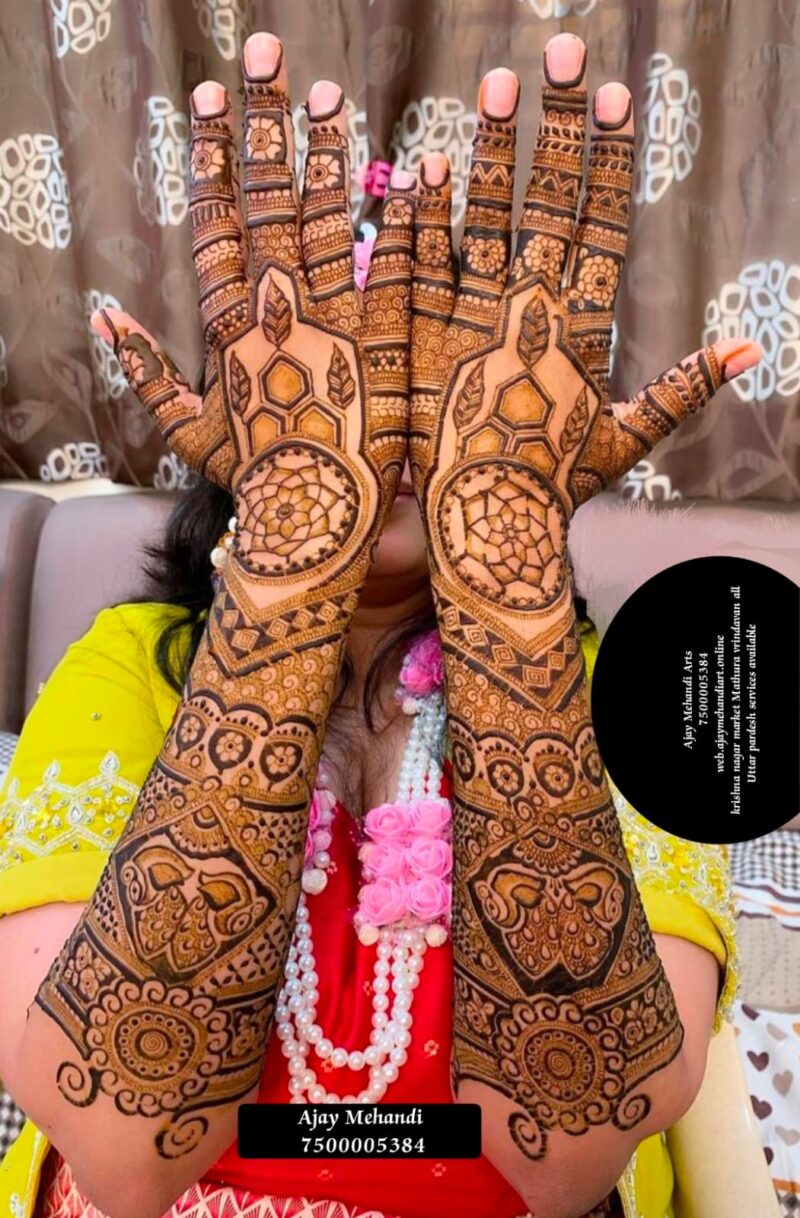 Bridal Mehandi Back