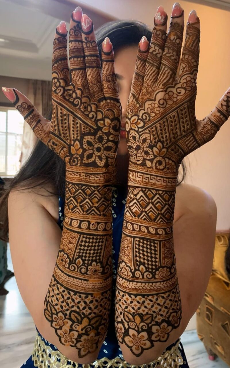 Bridal Mehandi Back