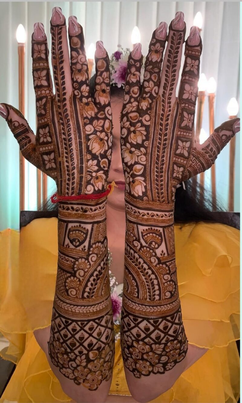 Bridal Mehandi Back