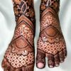 bridal leg mehndi