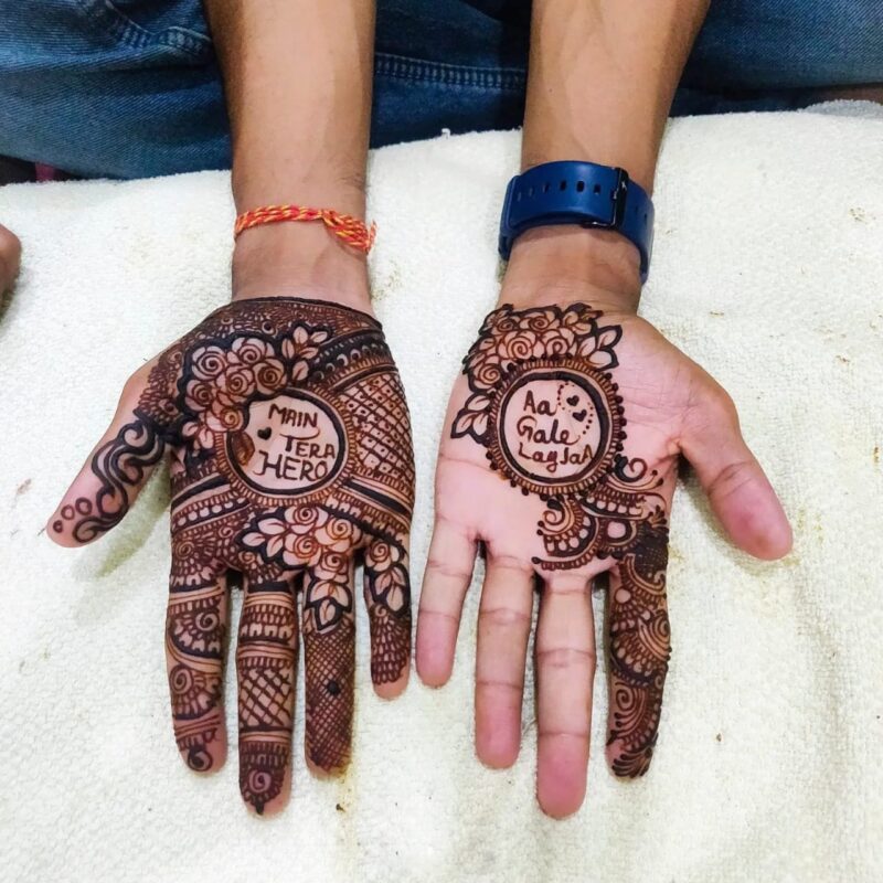 Groom Mehandi Design