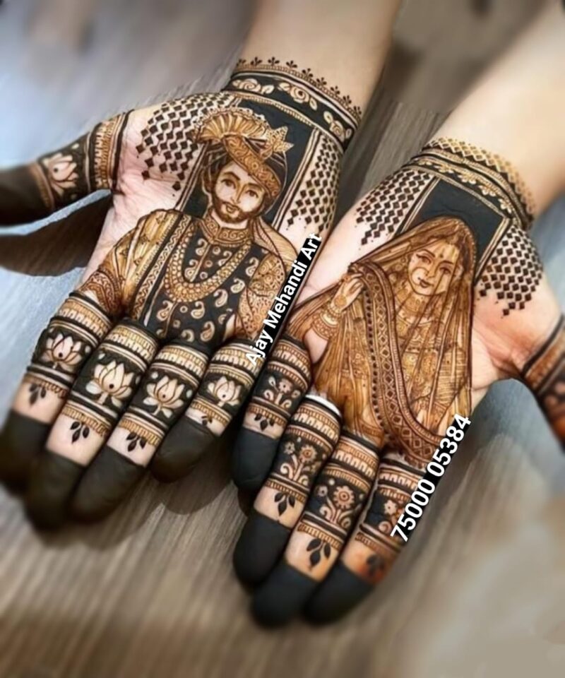 Groom Mehandi Design