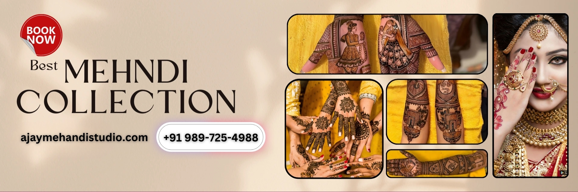 Mehndi collection - Banner