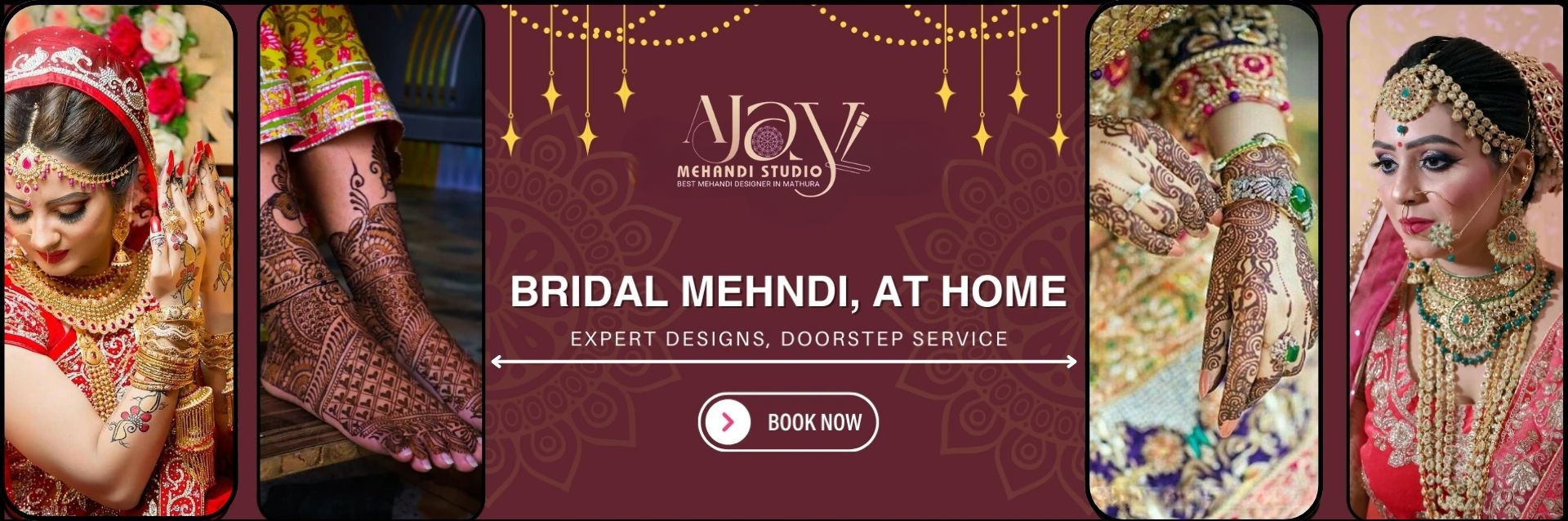 Bridal mehndi mathura vrindavan